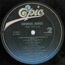 Load image into Gallery viewer, George Jones (2) : First Time Live! (LP, Album, Pit)
