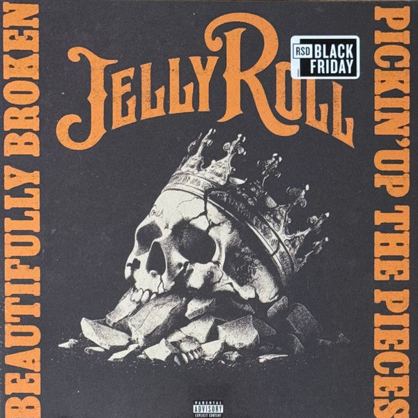 Jelly Roll (3) : Beautifully Broken (Pickin' Up The Pieces) (LP, Album, RSD, Ltd, Bla)
