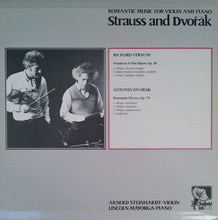 Load image into Gallery viewer, Strauss*, Dvořák* / Arnold Steinhardt &amp; Lincoln Mayorga : Romantic Music For Violin And Piano - Strauss And Dvorak (LP, Album, Ltd, Dir)
