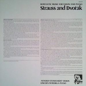 Strauss*, Dvořák* / Arnold Steinhardt & Lincoln Mayorga : Romantic Music For Violin And Piano - Strauss And Dvorak (LP, Album, Ltd, Dir)