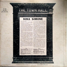 Load image into Gallery viewer, Nina Simone : Nina Simone At Town Hall (LP, Album, Mono, SR-)
