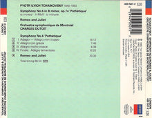 Load image into Gallery viewer, Tchaikovsky*, Dutoit*, Montréal* : Symphony No.6 &#39;Pathétique&#39;; Romeo &amp; Juliet (CD)
