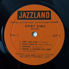 Laden Sie das Bild in den Galerie-Viewer, The Zoot Sims Quintet : Zoot Sims (LP, Album, Mono, RE)
