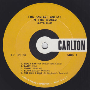 Lloyd Ellis : The Fastest Guitar In The World (LP, Album, Mono)