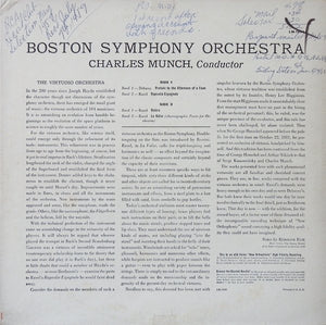 Debussy* / Ravel* - Charles Munch, Boston Symphony Orchestra : Bolero / Afternoon Of A Faun / Rapsodie Espagnole / La Valse (LP, Album, Mono)