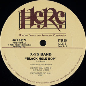 X-25 Band : Black Hole Bop (12")