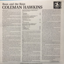Laden Sie das Bild in den Galerie-Viewer, Coleman Hawkins : Bean And The Boys (LP, Comp, RE, RM)
