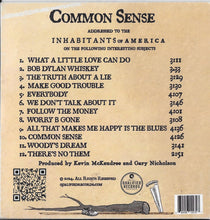 Load image into Gallery viewer, Gary Nicholson : Common Sense (CD, Album)

