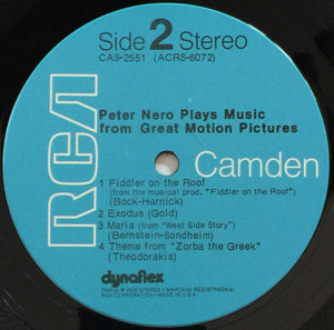 Peter Nero : Peter Nero Plays Music From Great Motion Pictures (LP, RE)