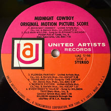 Laden Sie das Bild in den Galerie-Viewer, Various : Midnight Cowboy (Original Motion Picture Score) (LP, Album, All)
