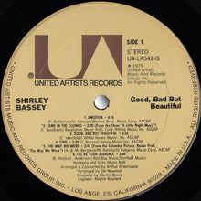 Laden Sie das Bild in den Galerie-Viewer, Shirley Bassey : Good, Bad But Beautiful (LP, Album, Club, CRC)
