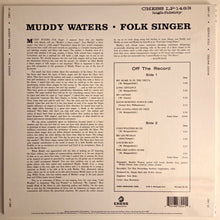 Load image into Gallery viewer, Muddy Waters : Folk Singer (LP, Album, Mono, RE, RM, 180)
