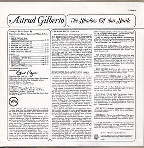 Astrud Gilberto : The Shadow Of Your Smile (LP, Album)