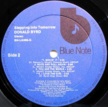 Laden Sie das Bild in den Galerie-Viewer, Donald Byrd : Stepping Into Tomorrow (LP, Album, Res)
