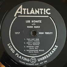 Laden Sie das Bild in den Galerie-Viewer, Lee Konitz With Warne Marsh : Lee Konitz With Warne Marsh (LP, Album, Mono)
