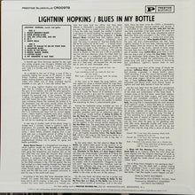 Laden Sie das Bild in den Galerie-Viewer, Lightnin' Hopkins : Blues In My Bottle (LP, Album, RE, RM, 180)
