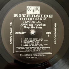 Load image into Gallery viewer, John Lee Hooker : That's My Story: John Lee Hooker Sings The Blues (LP, Album, RE, RM, 180)
