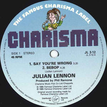 Load image into Gallery viewer, Julian Lennon : Say You're Wrong (12", Maxi)
