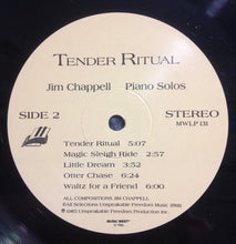 Charger l'image dans la galerie, Jim Chappell : Tender Ritual (Piano Solos) (LP, Album, RE)
