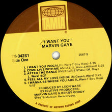 Laden Sie das Bild in den Galerie-Viewer, Marvin Gaye : I Want You (LP, Album, Mon)
