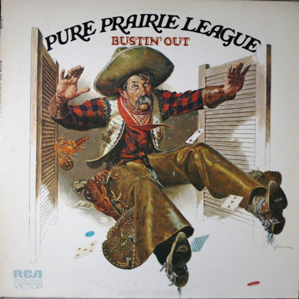Pure Prairie League : Bustin' Out (LP, Album, RE)