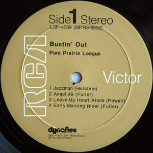 Pure Prairie League : Bustin' Out (LP, Album, RE)