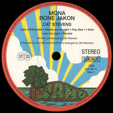 Laden Sie das Bild in den Galerie-Viewer, Cat Stevens : Mona Bone Jakon (LP, Album, RE)
