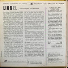 Load image into Gallery viewer, Lionel Hampton And Orchestra* : Lionel ...Plays Drums, Vibes, Piano (LP, Album, RP, Gat)
