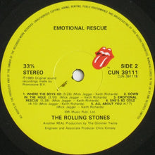 Laden Sie das Bild in den Galerie-Viewer, The Rolling Stones : Emotional Rescue (LP, Album, Wit)
