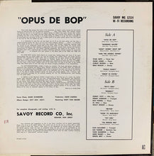 Laden Sie das Bild in den Galerie-Viewer, Stan Getz, Sonny Stitt, Fats Navarro, Bud Powell, Hank Jones, Max Roach : Opus De Bop (LP, Comp, Mono)
