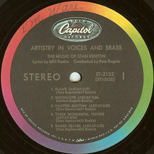 Stan Kenton : Artistry In Voices And Brass (LP, Album)