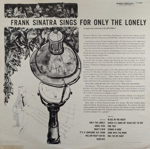 Frank Sinatra : Frank Sinatra Sings For Only The Lonely (LP, Album, Mono, RE)