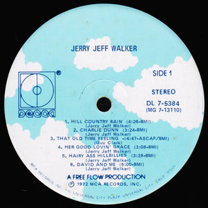 Jerry Jeff Walker : Jerry Jeff Walker (LP, Album, Pin)