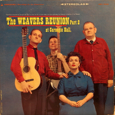 The Weavers : Reunion At Carnegie Hall, Part 2 (LP, Album, RE, Pit)