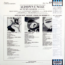 Charger l'image dans la galerie, Cannonball Adderley : Alison's Uncle / Autumn Leaves (12", Single, Mono, Ltd)
