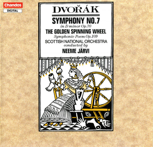 Dvořák*, Scottish National Orchestra* Conducted By Neeme Järvi : Symphony No.7 / The Golden Spinning Wheel (CD, Album)