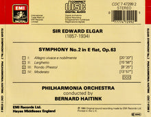 Laden Sie das Bild in den Galerie-Viewer, Elgar*, Philharmonia Orchestra, Bernard Haitink : Symphony Nº2 In E Flat (CD, Album, RE)
