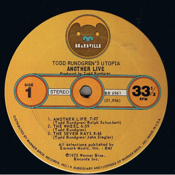 Buy Todd Rundgren's Utopia* : Another Live (LP, Album, Ter) Online for ...