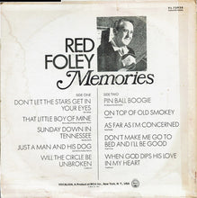 Load image into Gallery viewer, Red Foley : Memories (LP, Album)
