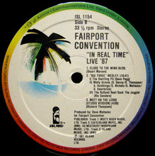 Load image into Gallery viewer, Fairport Convention : In Real Time (Live &#39;87) (LP, Album)
