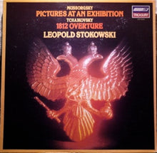 Load image into Gallery viewer, Mussorgsky* / Tchaikovsky*, Leopold Stokowski : Pictures At An Exhibition · 1812 Overture (LP, Comp)
