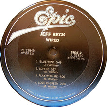 Load image into Gallery viewer, Jeff Beck : Wired (LP, Album, RE, Pit)
