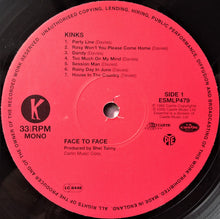 Charger l'image dans la galerie, The Kinks : Face To Face (LP, Album, Mono, RE)
