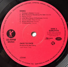 Charger l'image dans la galerie, The Kinks : Face To Face (LP, Album, Mono, RE)
