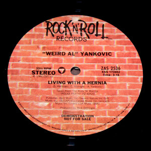 "Weird Al" Yankovic : Living With A Hernia (12", Single, Promo)