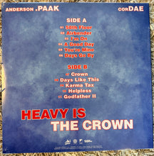 Load image into Gallery viewer, Anderson .Paak, Cordae : Heavy Is The Crown (LP, Album, Ltd, Pin)
