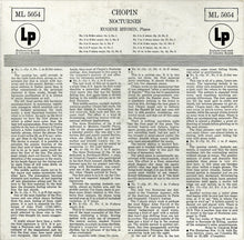 Load image into Gallery viewer, Eugene Istomin, Chopin* : Nocturnes Volume I: Nos. 1-10 (LP, Mono)
