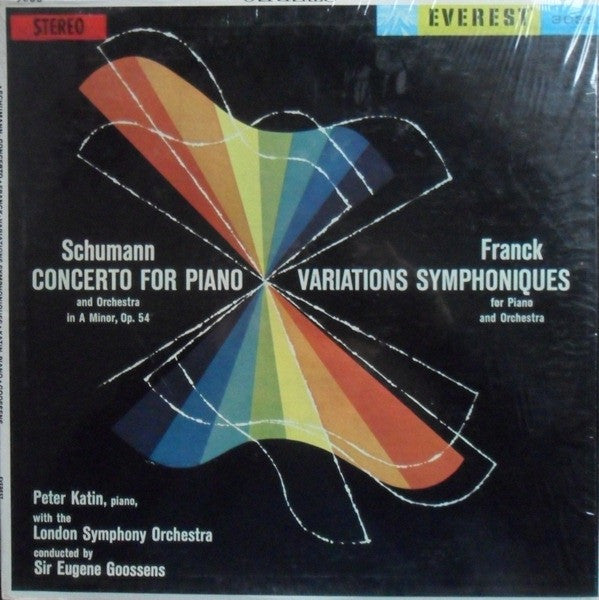 Schumann* / Franck*, Peter Katin With The London Symphony Orchestra Conducted By Sir Eugene Goossens : Concerto For Piano And Orchestra In A Minor, Op. 54 / Variations Symphoniques For Piano And Orchestra (LP)