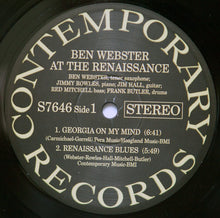 Charger l'image dans la galerie, Ben Webster : At The Renaissance (2xLP, Album, Ltd, Num, RE, RM, 180)
