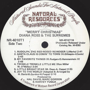 Diana Ross & The Supremes* : Merry Christmas (LP, Album, RE)